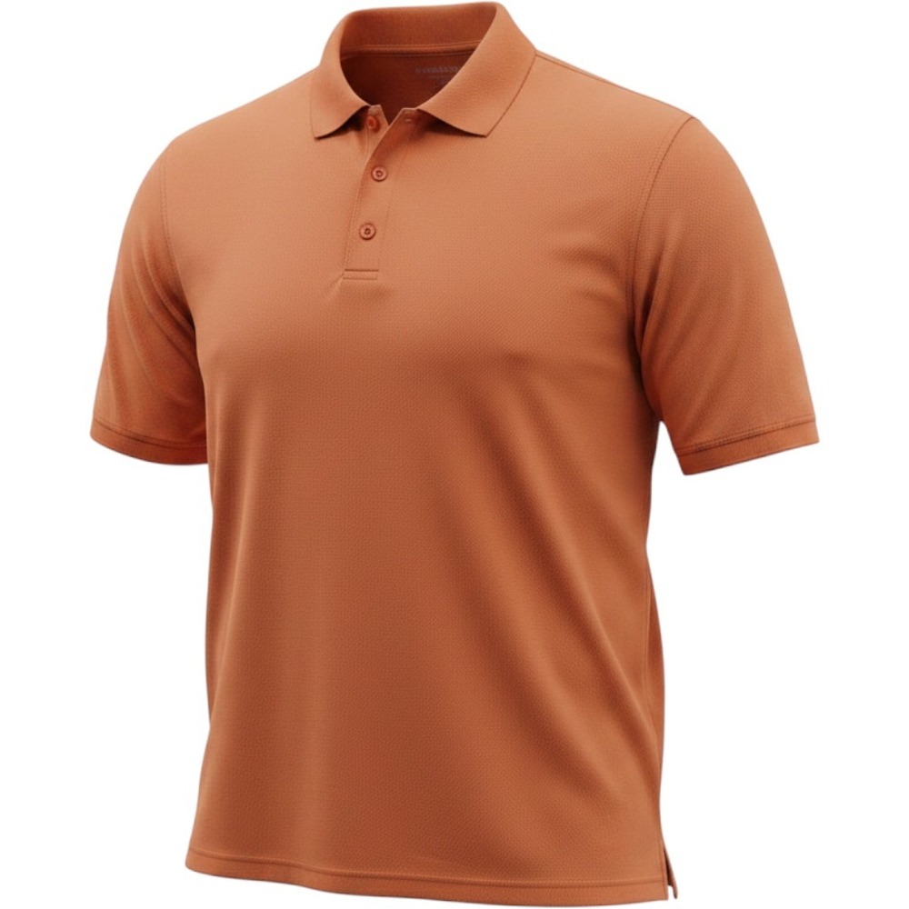 Croft & Barrow Mens Performance Polo Shirt Orange XXL Short Sleeve Golf Casual